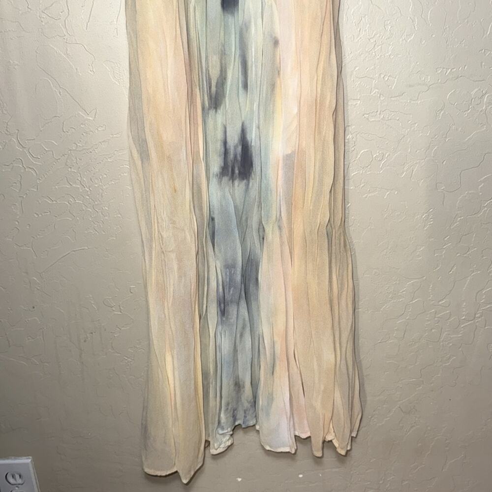 Young Fabulous & Broke Elie Trapeze in Buttercup Picnic Wash Maxi Dress - Picture 3 of 7